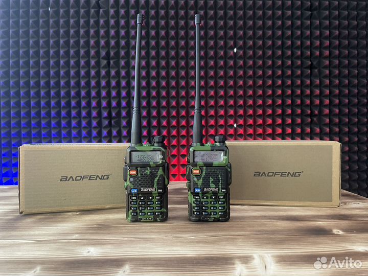 Комплект Baofeng UV-5R камуфляж (2шт)