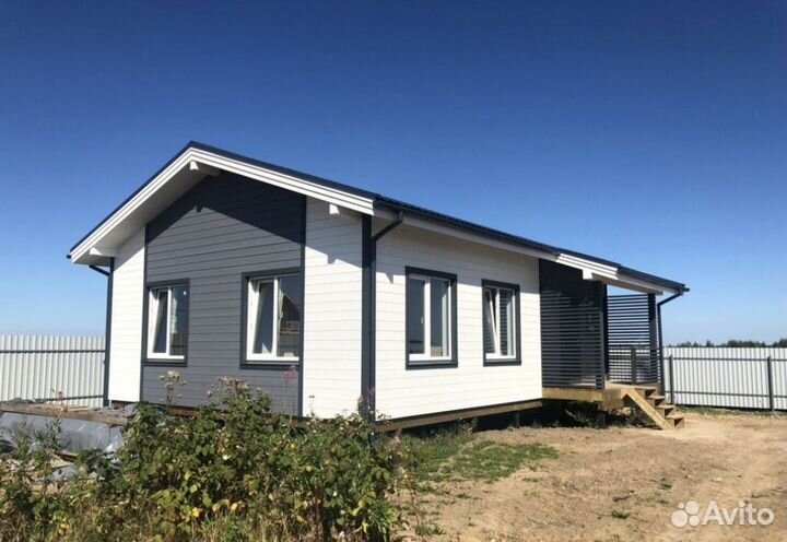 Каркасный дом 78.8м2