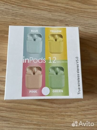 Беспроводные наушники inPods 12 новые