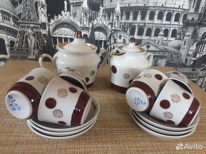 Сервиз кофейный (Городницкий фарфоровый завод)