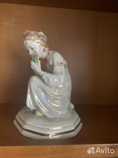 Статуэтки СССР 70 год малахитовая шкатулка