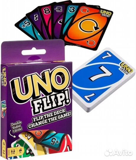 Набор UNO+UNO flip настольные игры