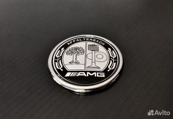 Эмблема на багажник AMG Brabus B 57 мм. 60 мм