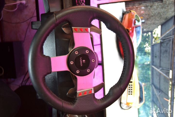 Игровой Руль Logitech g27 + кпп