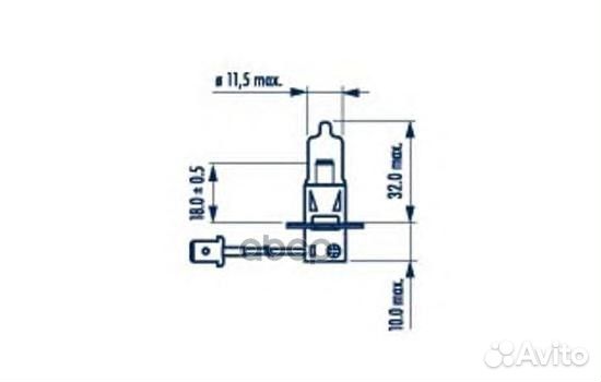 Лампа H3 24V 70W PK22s NVA C1 HCV 0,009 48700 N