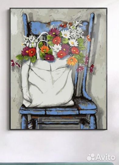 Картина по номерам на холсте 40 на 50