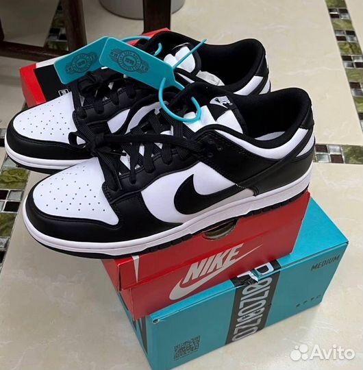 Nike dunk low retro white black оригинал