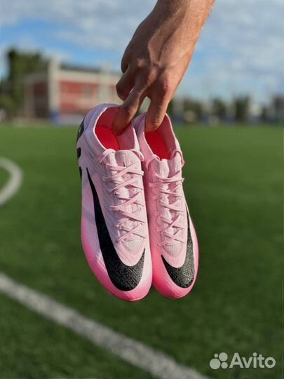 Бутсы Nike Mercurial air zoom pink