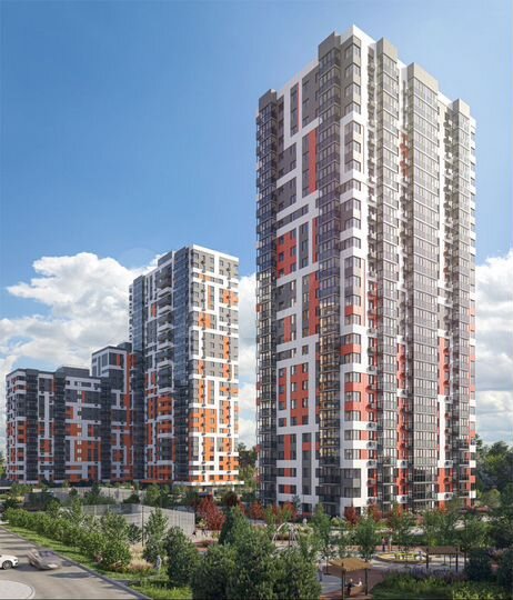 2-к. квартира, 63,6 м², 17/25 эт.
