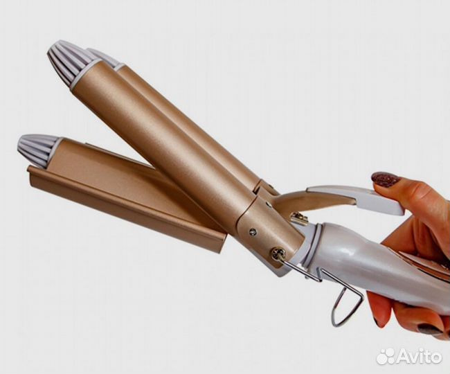 Профессиональная Плойка-тройная волна «geemy»