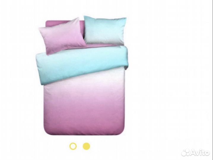 Постельное бельё омбре новое евро