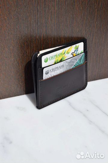 Картхолдер из натуральной кожи