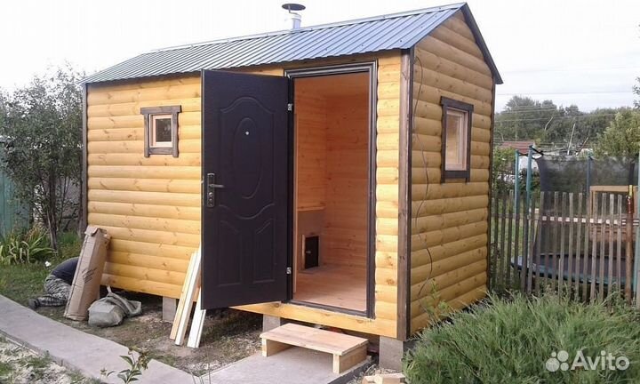 Баня готовая доставка и установка