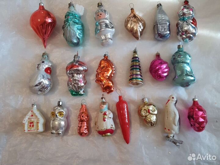 Елочные игрушки СССР