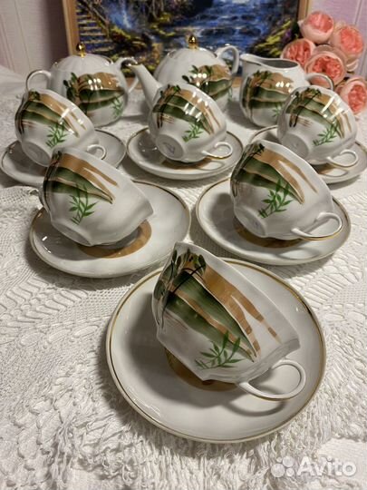 Чайный сервиз Дулево СССР 1988г
