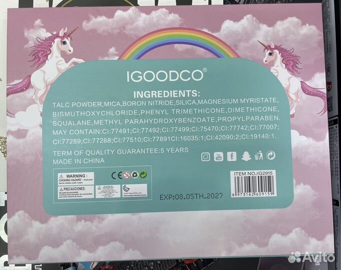 Новая детская косметика в подарочном пакете