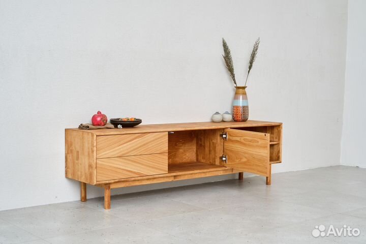 Тумба под тв Kyoto из массива дерева 160х51х40 см