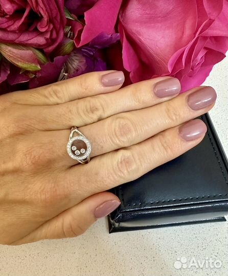 Кольцо Chopard Happy Diamonds оригинал