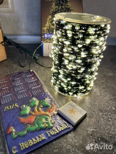 Гирлянда 100 метров 1000 лампочек