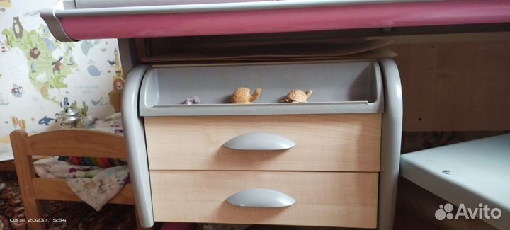 Растущая парта и стул Деми