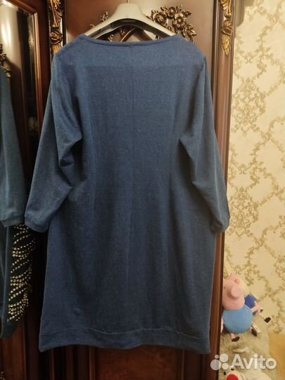 Женское шерстяное платье 62 р