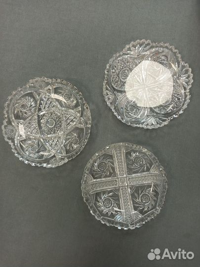 Хрустальные блюда