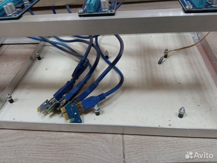 Каркас под 6 карт с райзерами