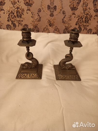 Продаются парные винтажные подсвечники
