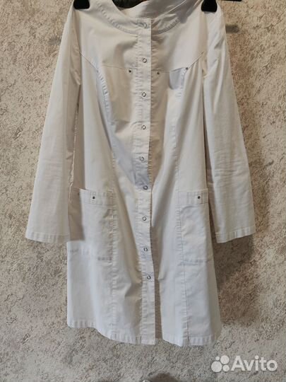 Белый медицинский халат размер 44 46