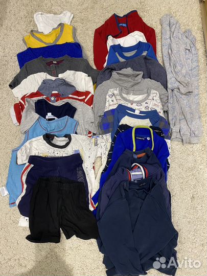 Одежда пакетом на мальчика 110 116