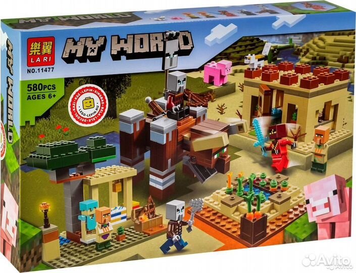 Конструктор Lego Майнкрафт набор 726 деталей