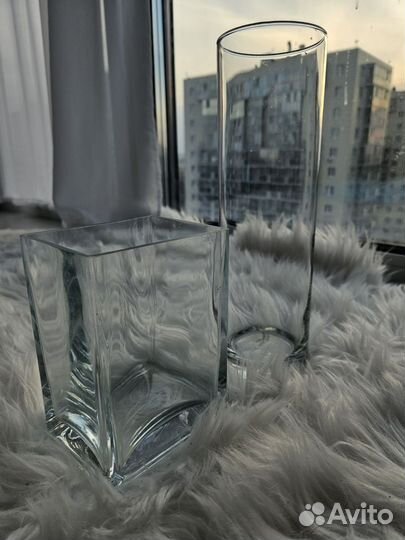 Ваза стеклянная