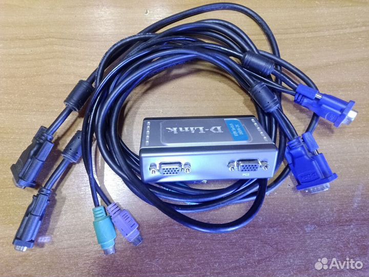 Комплект для мини-переключателя KVM на 2 порта DKV