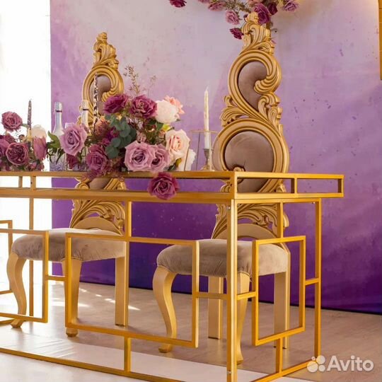 Оформление свадьбы. Арка. Стол молодых