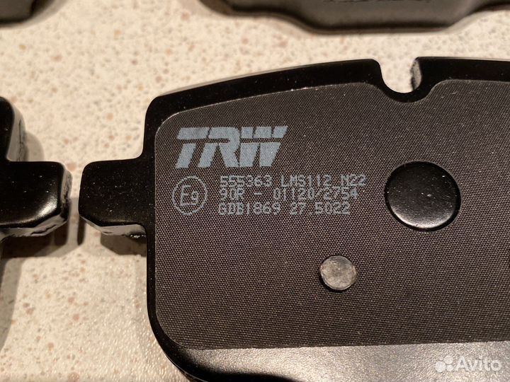 Колодки задние BMW TRW GDB1869 оригинал