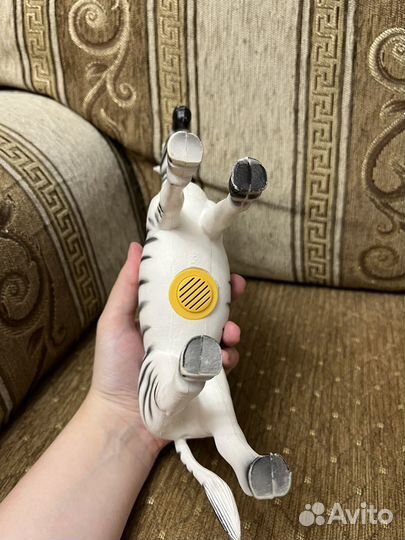 Игрушка Зебра, издает звуки