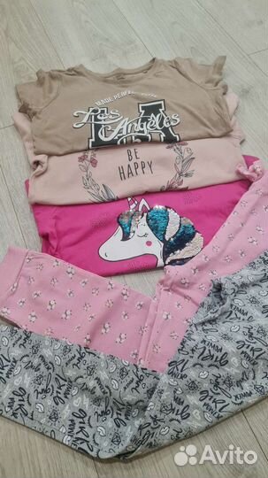 Вещи пакетом на девочку 134 140