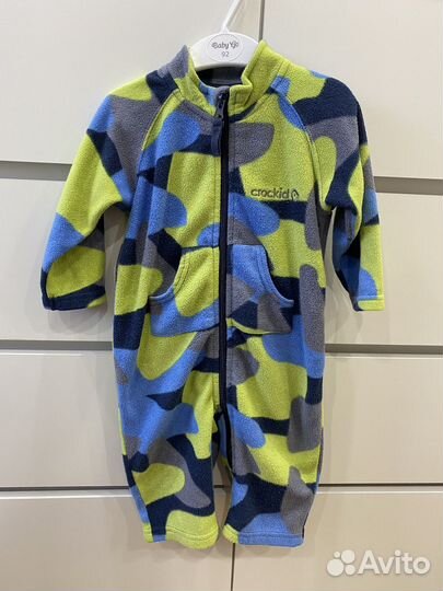 Флисовая поддева комбинезон crokid