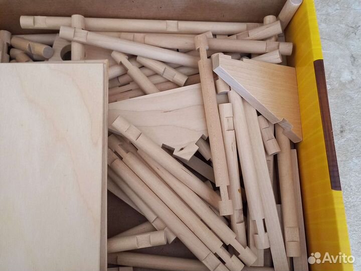 Конструктор деренянный из березы