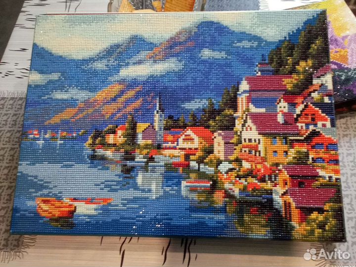 Картина ручной работы(алмазная мозайка)