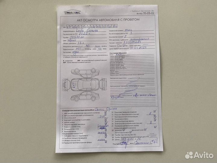 LADA Granta 1.6 МТ, 2022, 33 536 км