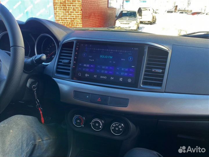Android магнитола Mitsubishi Lancer 10, есть Teyes