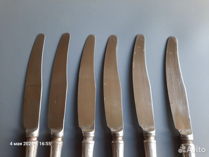 Нож, набор ножей Пламя мельхиор