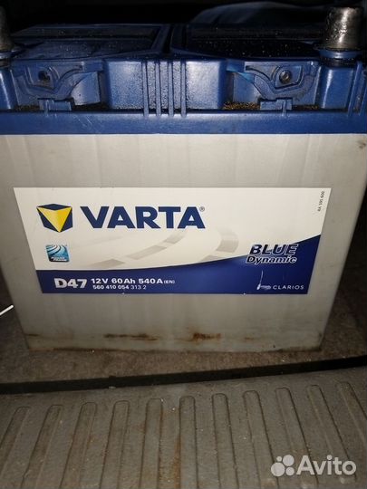 Аккумулятор varta 60ah