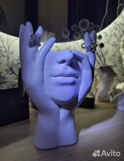 Кашпо из гипса