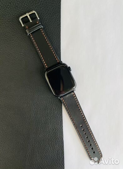 Кожаный ремешок Apple Watch 40/41/44/45/49mm