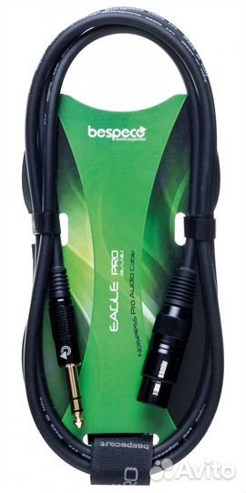 Кабель межблочный XLR-F-Jack Bespeco easxf900 9 m