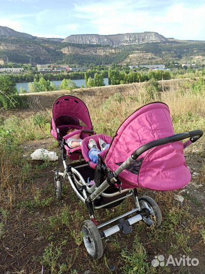 Коляска для двойни и погодок
