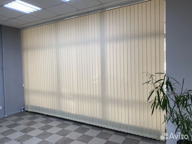 Вертикальные жалюзи лайн темно бежевый