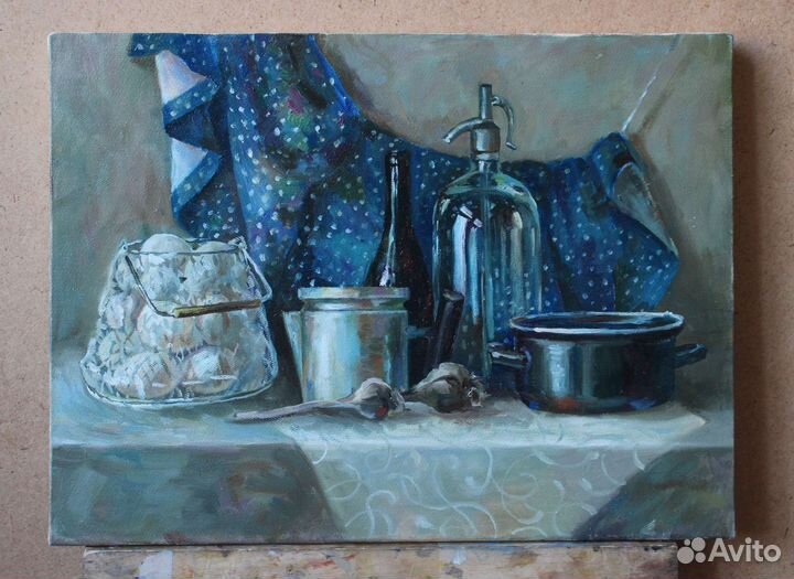 Картина маслом на холсте натюрморт